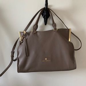 Vince Camuto Tina Satchel Handbag Smokey Quartz